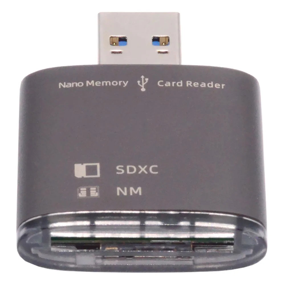 U3-061 USB 3.0 to NM Nano SD Card Reader Writer for Mate Serial Phone / Camera / Laptop - 2