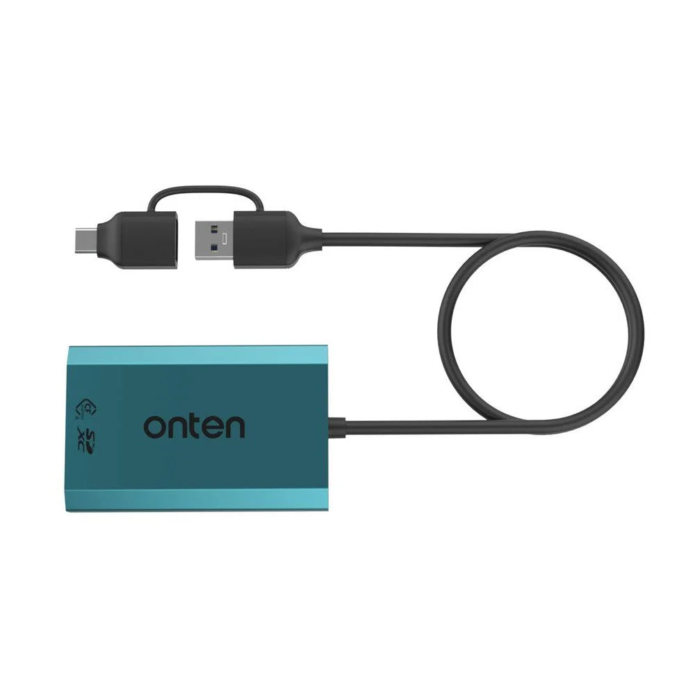ONTEN P3 Dual Slot Card Reader USB-A / USB-C to Cfexpress A / SDXC High Speed Data Transfer Adapter - 2