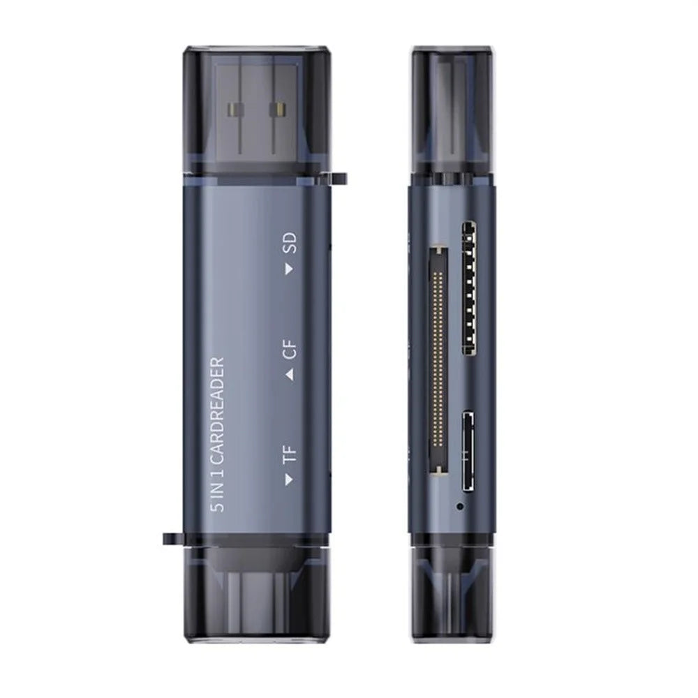 ADS-318 USB A  /  Type C to CF / TF / SD Memory Card Reader High Speed Data Transfer Adapter - 2