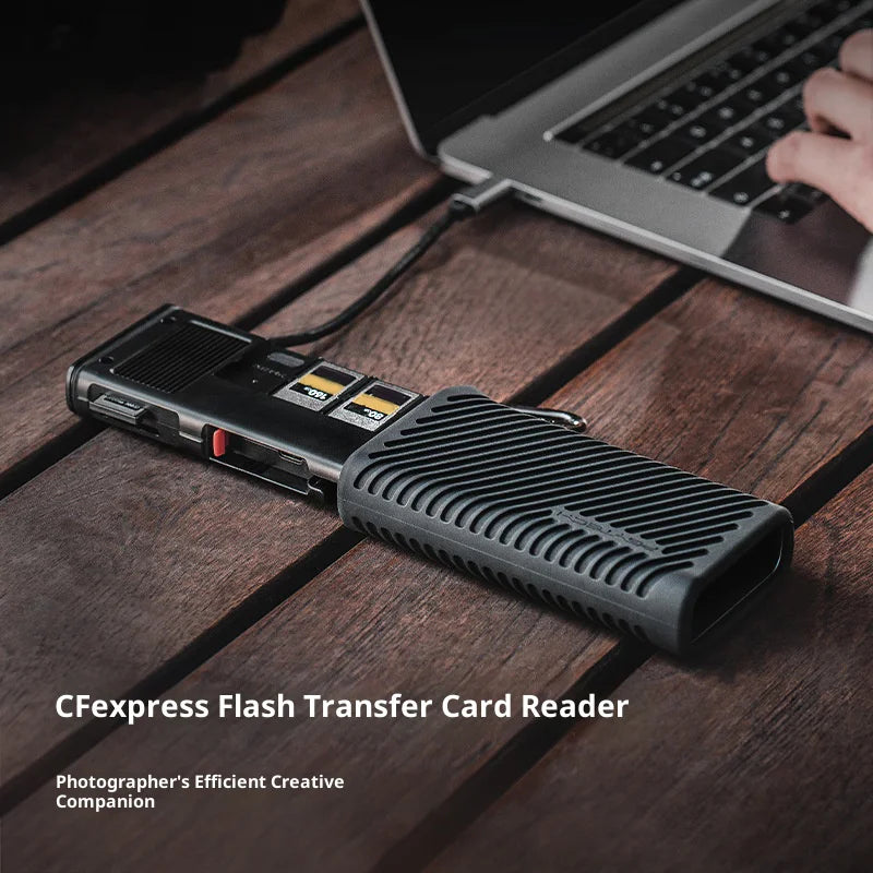 PGYTECH P-GM-169 Type B Card Reader USB 3.2 Gen 2 10Gbps SD Card Reader for Photographers - Type A / Black - 2