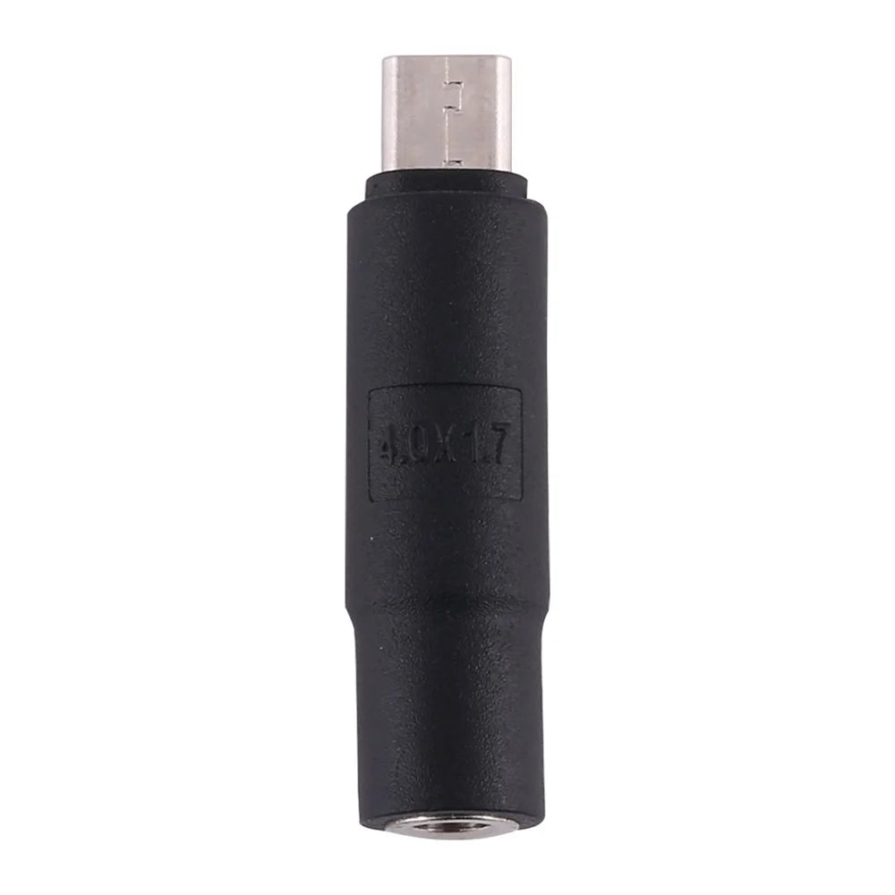 10Pcs DC Power Plug 4.0 x 1.7mm Male To Micro USB Male Adapter - 3