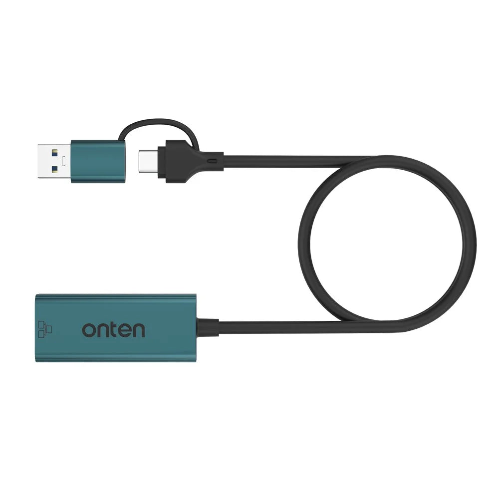 ONTEN UE106 USB 2.0 / Type-C to RJ45 Network Adapter 100M / 10M Ethernet Converter - 4