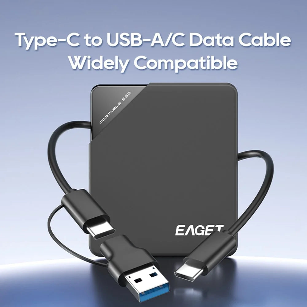 EAGET ET-M9 2TB Portable SSD 5Gbps Type C External Solid State Drive for Windows  /  Mac  /  Linux - 6