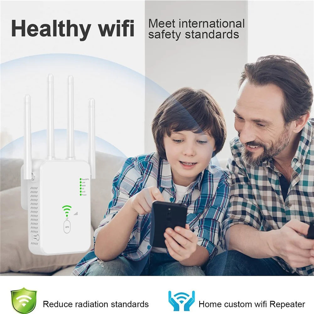 U10-300 Lightweight Repeater Wireless Router WiFi Booster 300Mbps WiFi Repeater - White / US Plug - 5