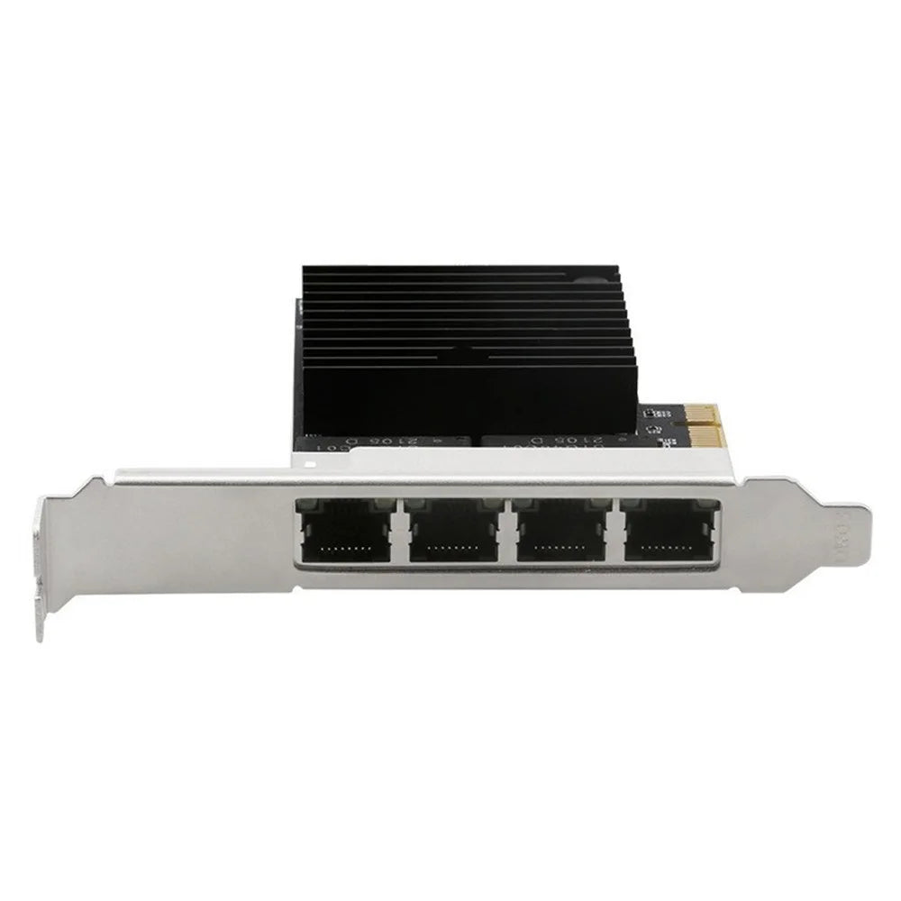 TXA198 LAN Card Intel 82571 Chip PCIe1X 1G Four Port RJ45 Gigabit Network Card - 7