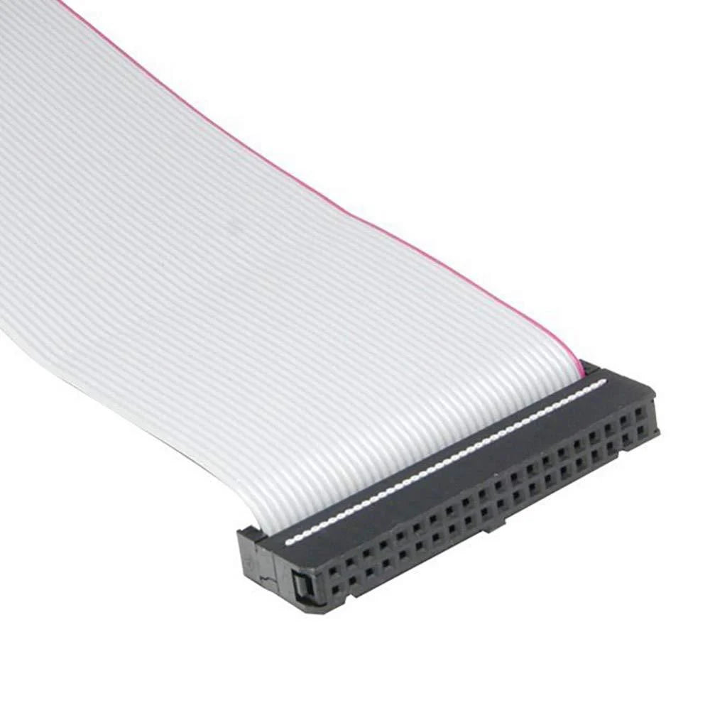 JUNSUNMAY 30cm 40Pin IDE Extension Cable Male to Female Hard Drive Cable for 3.5-inch IDE HDD  /  5.25-inch CD DVD - 3