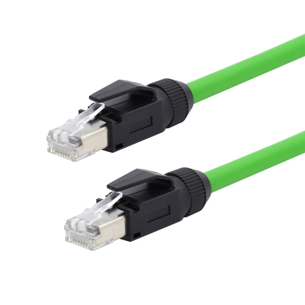 UT-006-1.0M High Flex Robotic RJ45 Cat 6 Ethernet Cable Network LAN Wire Patch Cord 1000Mbps for Router Automation (Assembled and Shielded) - 1