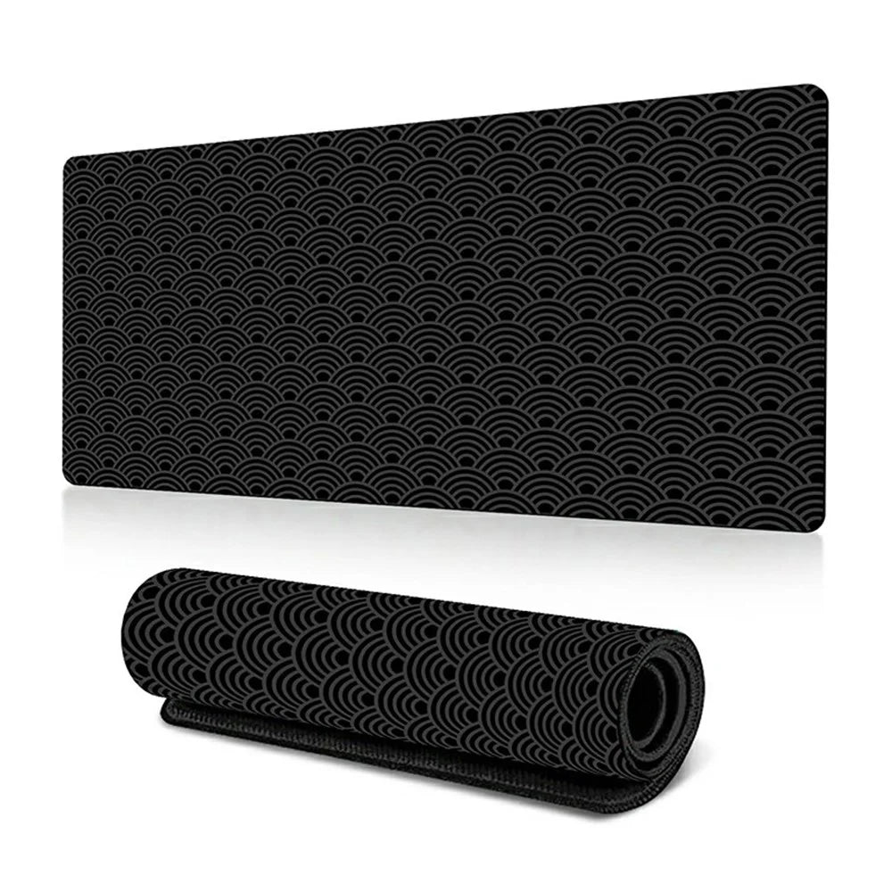 400*900*3mm Abstract Pattern Large Mouse Pad Anti-skid Rubber Desktop Mat - Pattern-21 - 1