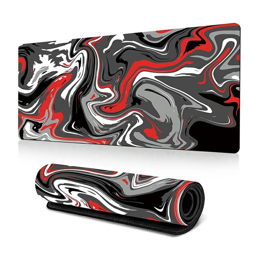 300 x 800 x 2mm Abstract Fluid Design Large Mouse Pad Anti-Slip Rubber Mouse Mat - Style A - 1