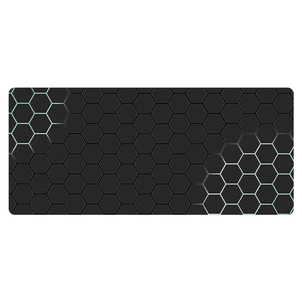 300x600x2mm Honeycomb Pattern Rubber Mouse Pad Anti-skid Computer Desktop Mat - Style 1 - 1