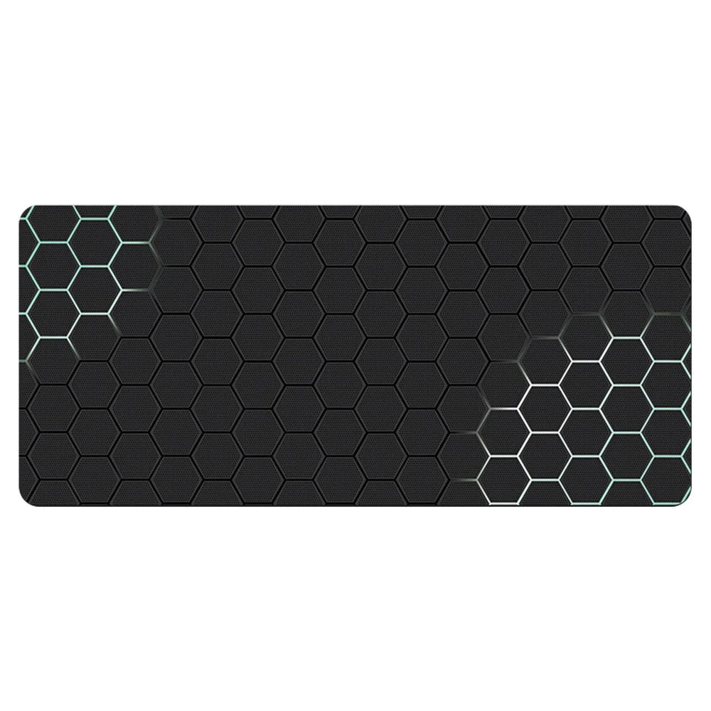 400x900x3mm Rubber Mouse Pad Honeycomb Pattern E-sport Gaming Desktop Mat - Style 1 - 1