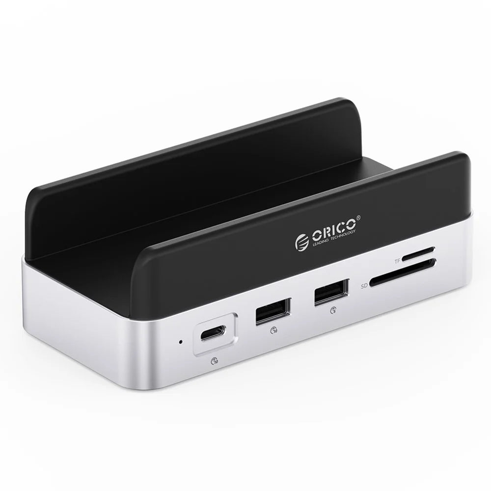 ORICO VS10 For Mac mini M4 Expansion Dock Converter M.2 SSD Enclosure Desktop Storage Base, 1TB Capacity - 1