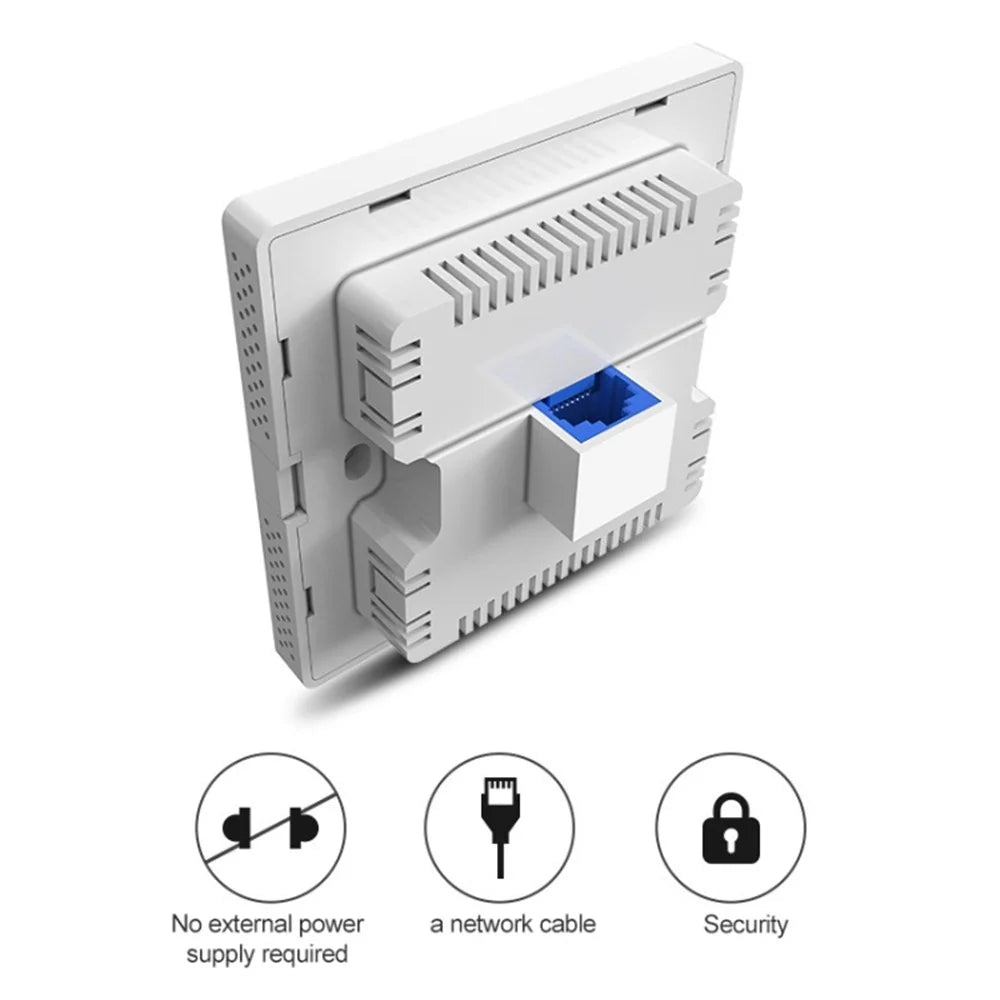 COMFAST CF-E538AC V2 Dual Band 1200M Wireless AP In-Wall 86 Panel for Hotel - 3