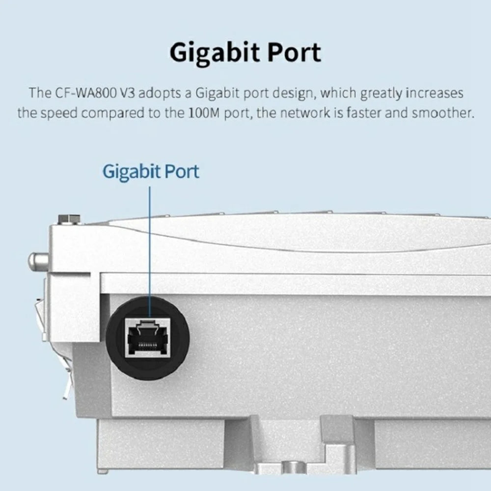 COMFAST CF-WA800 V3 1300Mbps WiFi Repeater 2.4G / 5G Dual Band Outdoor Wireless Signal Amplifier - 4