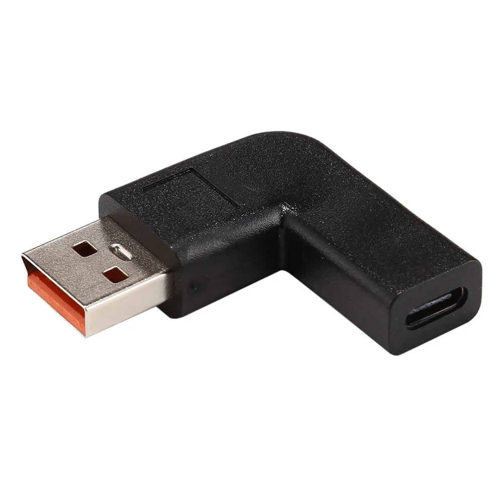 Type-C Female Head to Yoga 3 Male Head 90 Degree Angle Power Adapter Connector for Lenovo - 2