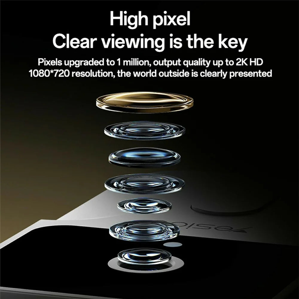 YESIDO KM27 2.4G Wireless Video Doorbell with Visual Two-Way Chat  /  Night Vision for Home - 4