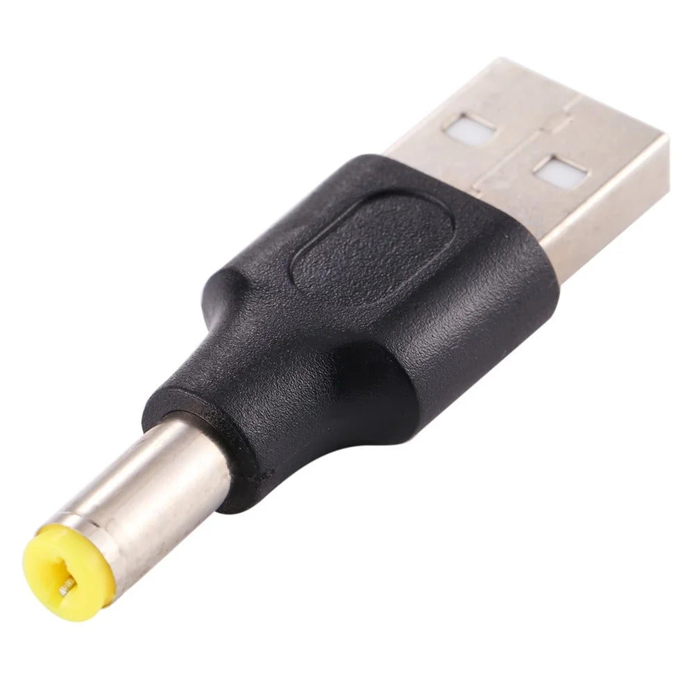 10Pcs DC Power Plug 5.5 x 1.7mm Male To USB 2.0 Male Adapter - 3
