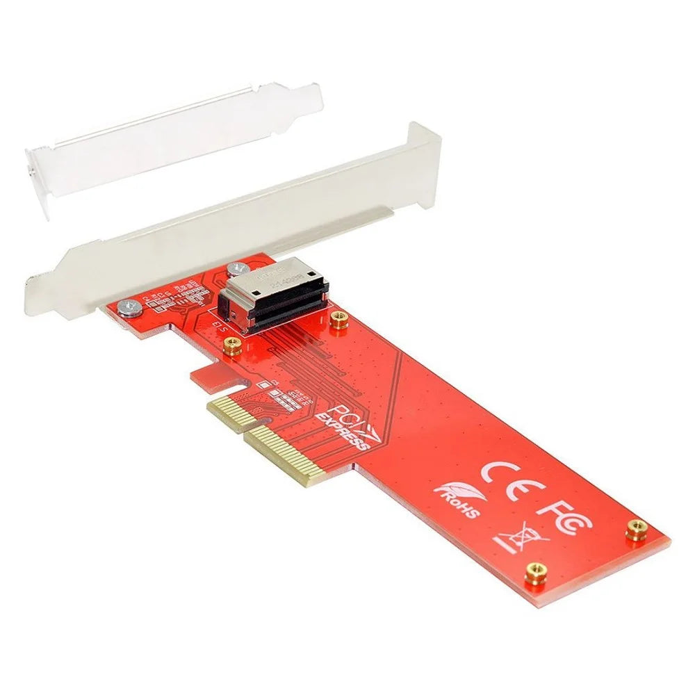 SF-036 PCI-E 4X Host Adapter to NVMe Ruler 1U GEN-Z EDSFF Short SSD E1.S Carrier Adapter with Bracket - 1