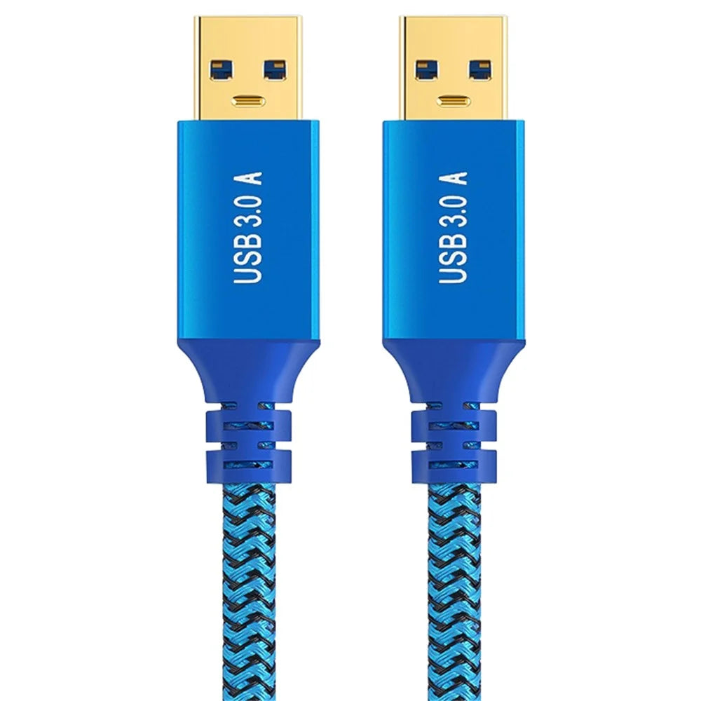 0.3m USB 3.0 Male to Male Cable Printer Hard Disk Box USB Extension Cable - 1