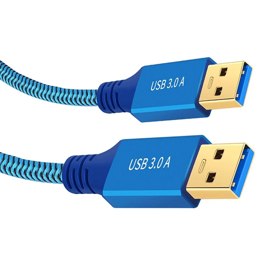 0.3m USB 3.0 Male to Male Cable Printer Hard Disk Box USB Extension Cable - 2