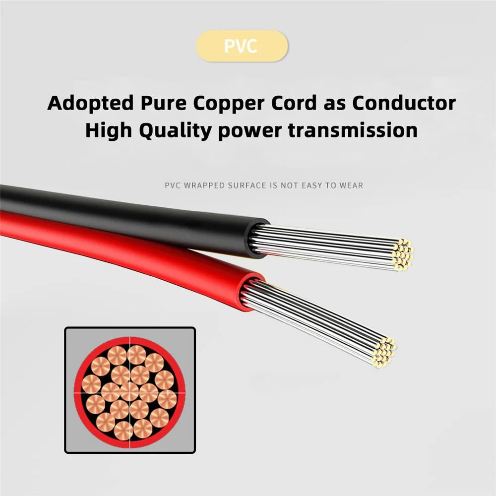 U2-070-2P DC 5V Dual USB to SATA 15-Pin Power Cable for 2.5 inch SATA HDD SSD Disk Driver, 5V 2A Max - 3