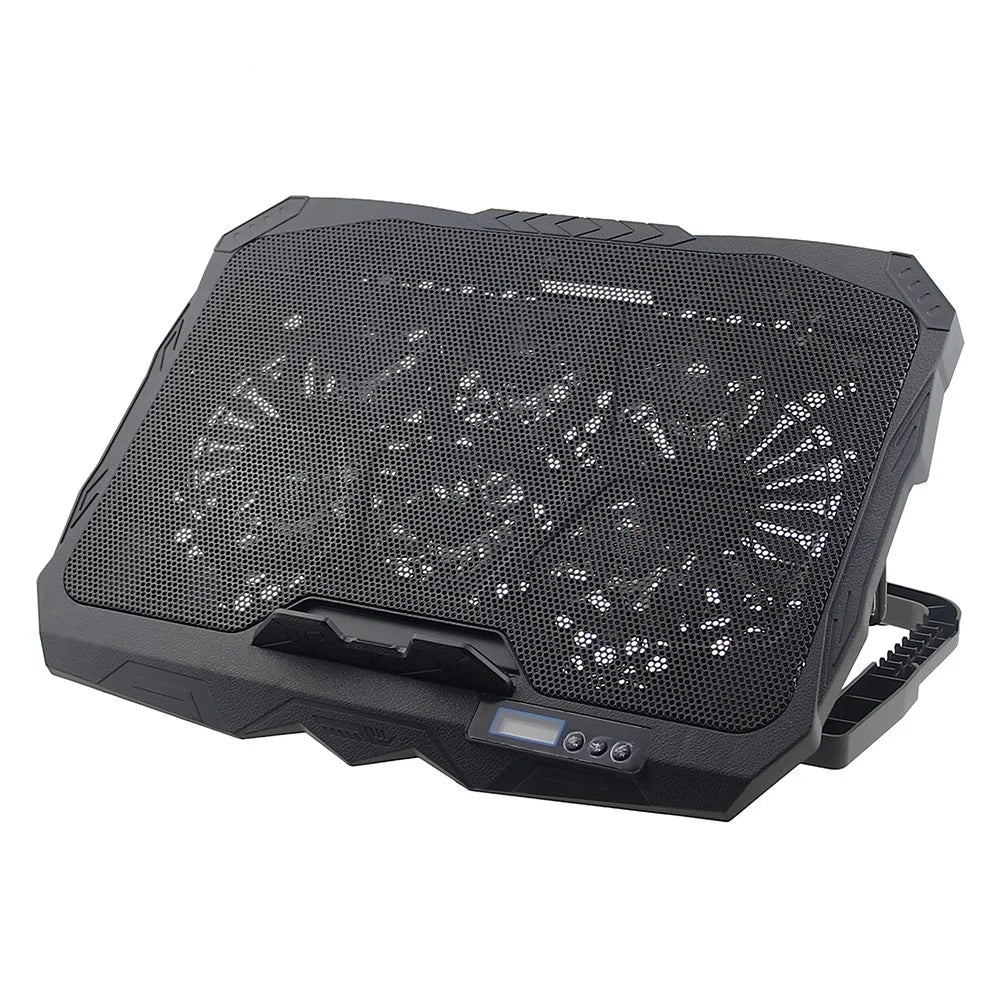 A6 Ergonomic Laptop Cooling Stand Height Adjustable Notebook Cooler with 6 Fans - 2