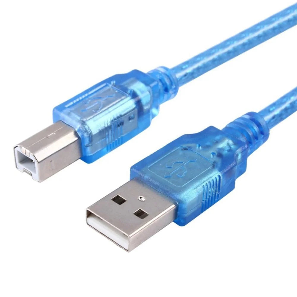 0.5m USB Printer Cable High Speed USB 2.0 Type A Male to B Male Scanner Cord - 1