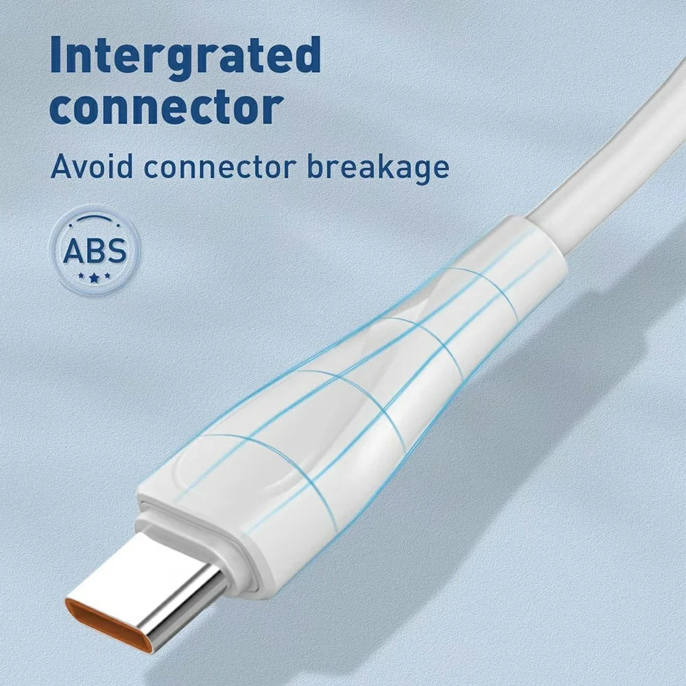 LDNIO LC612C 2m 65W PD Fast Charging Cable USB-C to USB-C Data Sync Cable for Phone Tablet - White - 3