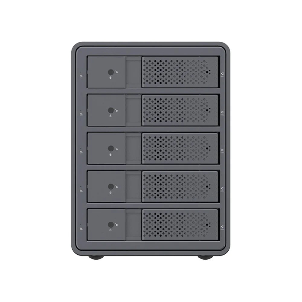 ORICO 9558T3 Thunderbolt 3 Aluminum Alloy 5-Bay 3.5-inch Hard Drive Enclosure - 4