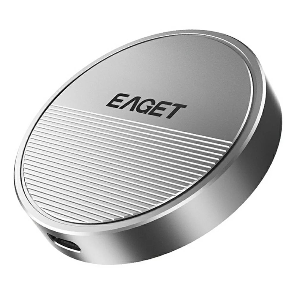 EAGET SE880 M.2 NVMe Magnetic SSD Enclosure Aluminum Alloy 10Gbps Type-C External SSD Case - 1