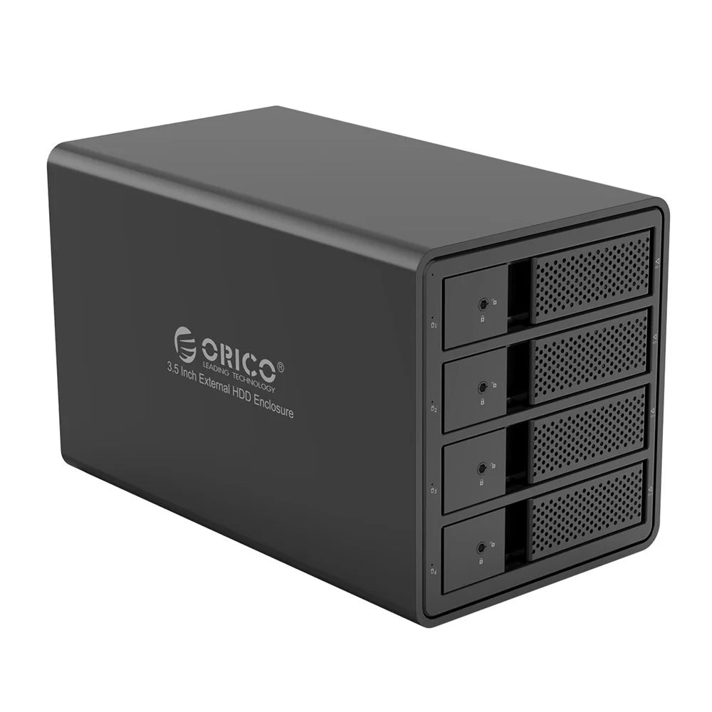 ORICO 9548U3-BK 4-Bay 3.5-inch Hard Drive Enclosure - 2