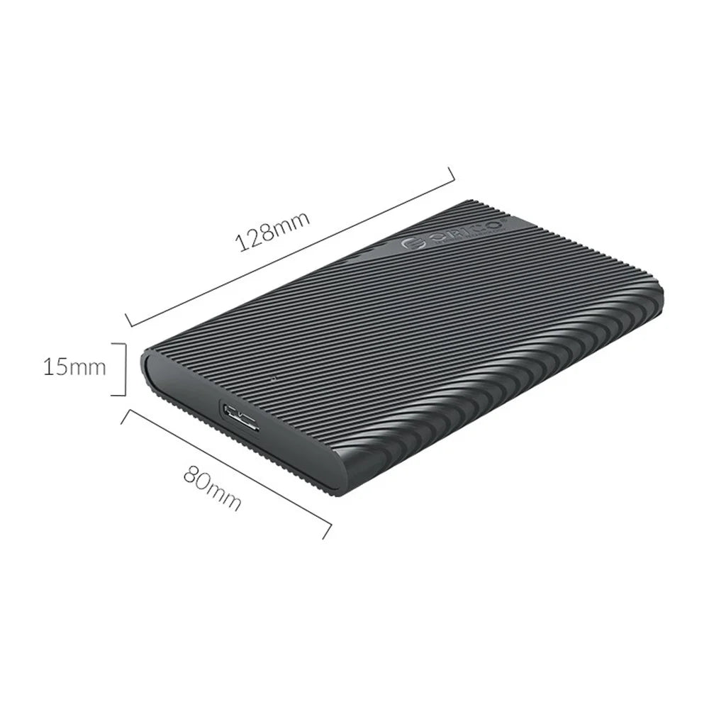 ORICO 2521U3-BK 2.5-inch Portable Hard Drive Enclosure - 4