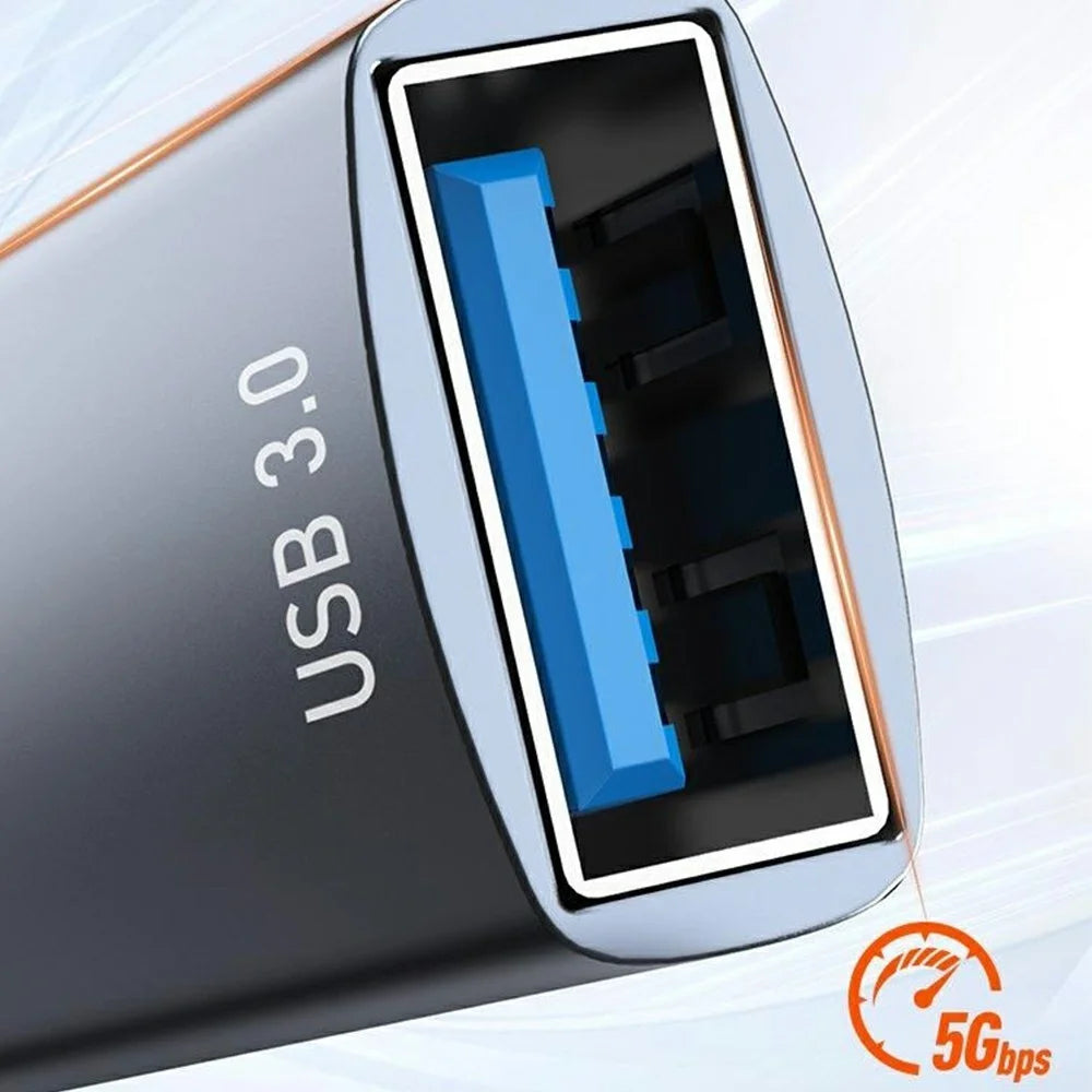 LDNIO DS-87U 7 in 1 USB-A Hub Aluminum Alloy USB 3.0 + 2x USB 2.0 + 4x Type-C 2.0 Splitter - Grey - 4