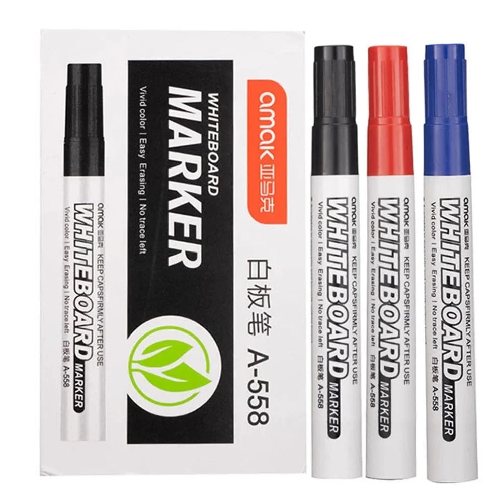 10-in-1 Whiteboard Marker Pen Painting Graffiti Drawing Pen - Red - 7