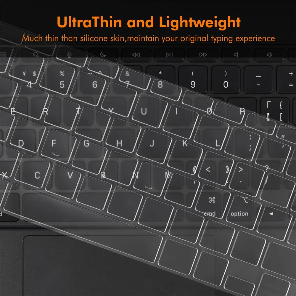 ENKAY iPad Pro 13 (2025) / 13 (2024)  Magic Keyboard Cover Soft TPU Protective Film - Transparent - 4
