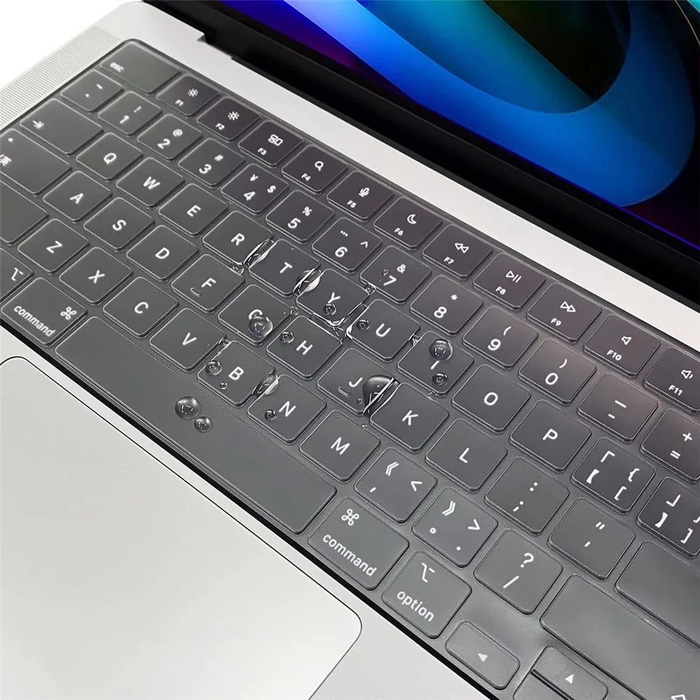 ENKAY for MacBook Neo 13 inch (2026) A3404 US Version Layout Keyboard Cover Ultra-thin TPU Film Dustproof Cover - Transparent - 1
