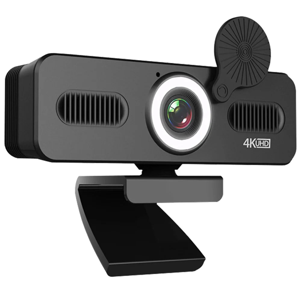 ELEBEST 1080P USB Computer Camera Live Streaming Video Conference Built-in Mic Webcam with Fill Light - 1