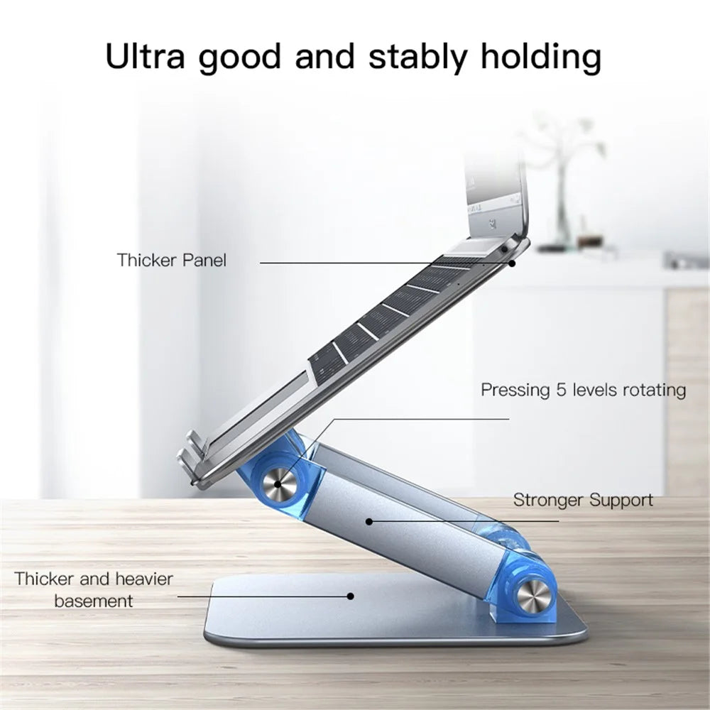 YESIDO LP04 Adjustable Aluminum Alloy Laptop Riser Desktop Stand Holder for Notebook Computer - 3