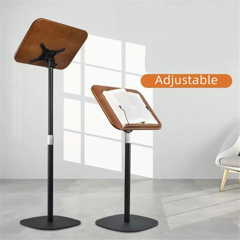 XY-32 Multifunction Laptop Tablet Display Holder Book Holder Floor Stand 50-130cm Adjustable Height - Black - 2