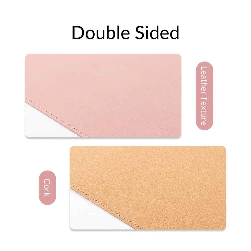 ORICO ORICO-CMP36-CF 300x600mm Dual-sided Cork Mouse Pad Computer Laptop Mouse Mat - Pink - 4