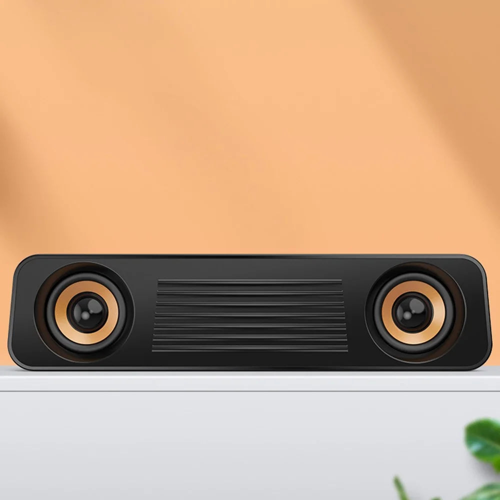 ROYALTOP A83 Portable USB Speaker Subwoofer Multimedia Audio Player Soundbar - 6