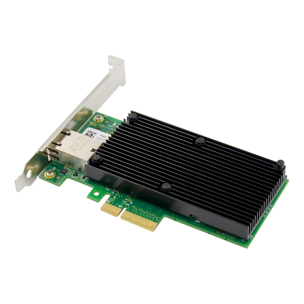 PCI-E X4 RJ45 Single-port Copper Ethernet Converged Network Adapter X550 10-Gigabit Server Network Card - 3