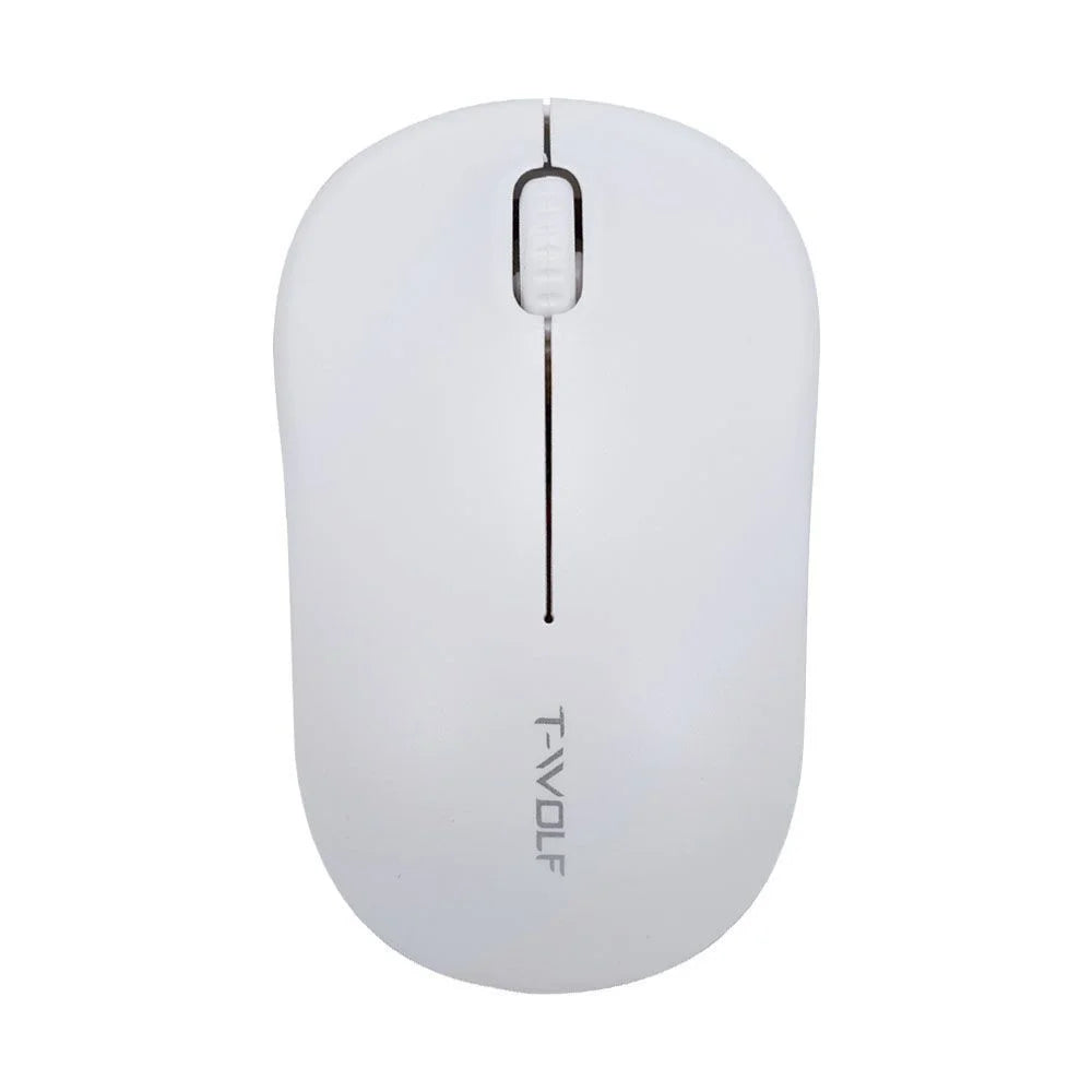 Q4 2.4G Wireless Mouse Portable Computer Mice for PC Notebook Laptop - White - 2