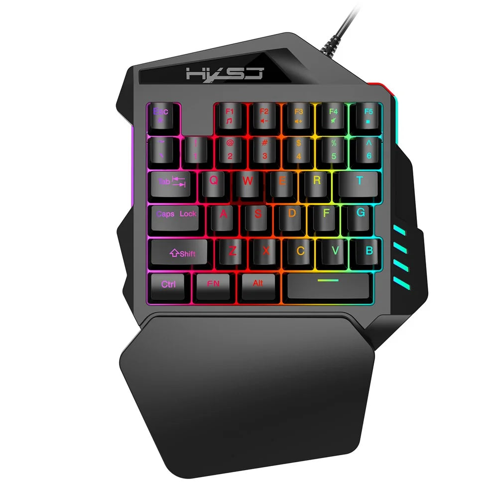 HXSJ One-handed Gaming Keyboard Mouse Set - 5