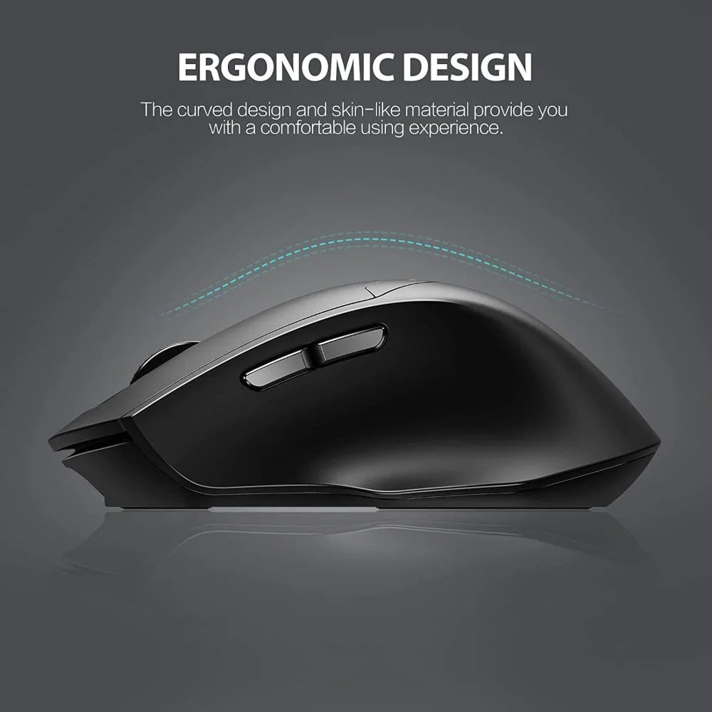 INPHIC DR01 Bluetooth-compatible 4.0 / Bluetooth-compatible 5.0 / 2.4G Wireless Mouse Computer Laptop Ergonomics Mice - 6