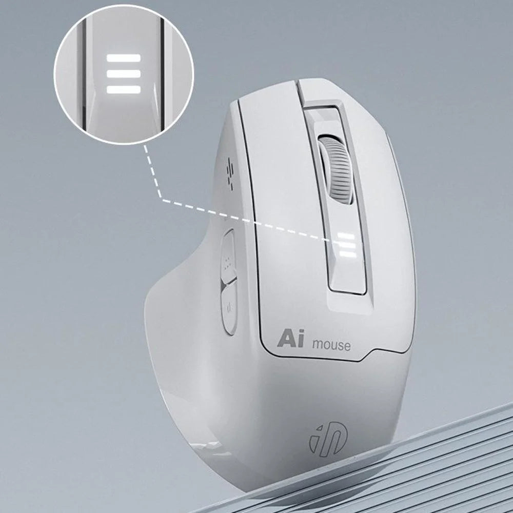 INPHIC S6 AI Smart Voice Mouse Wireless Bluetooth-compatible Mouse 2400DPI Support Voice Controlled Typing - 6