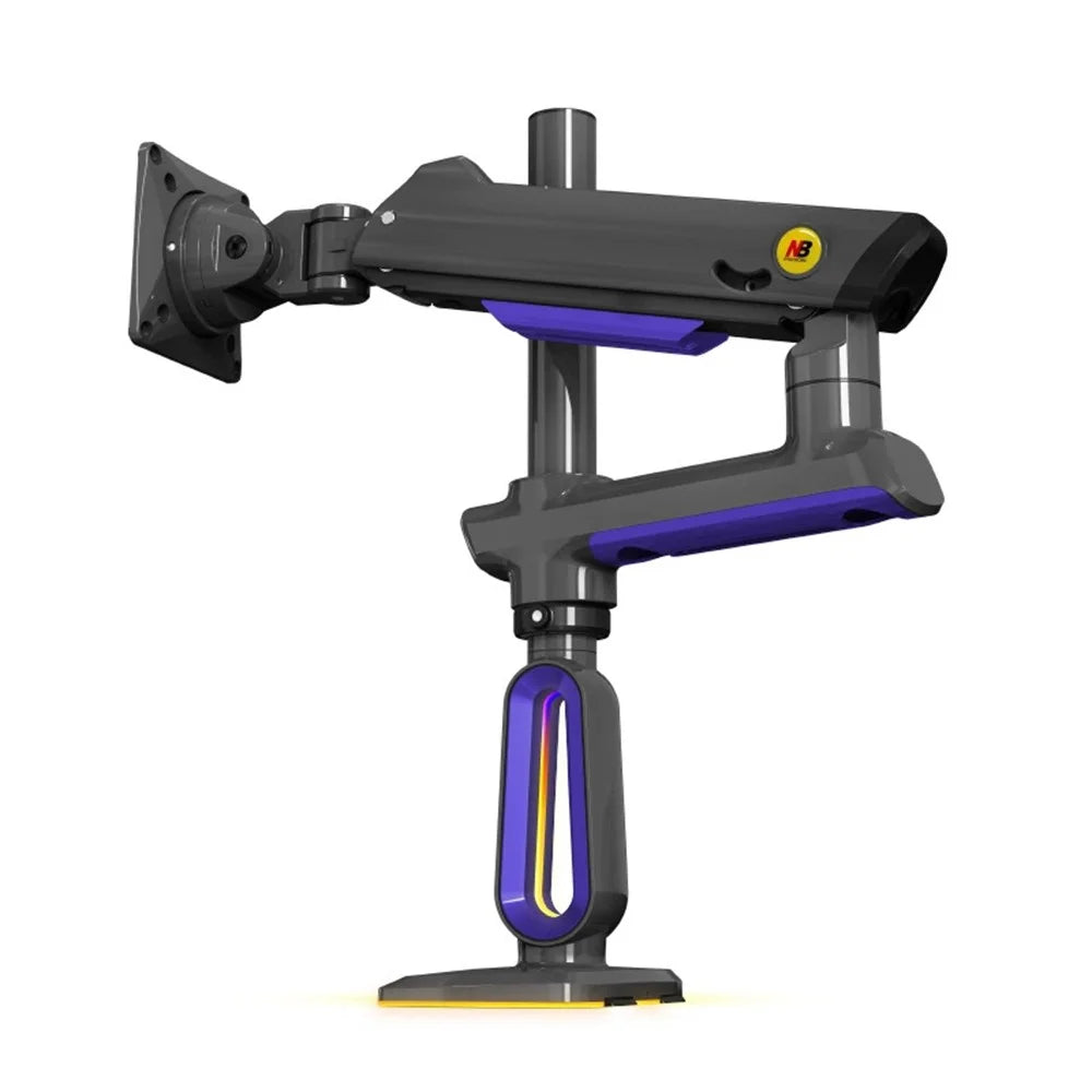 NORTH BAYOU G80 Monitor Support Arm 32-60 Inch Flat / Ultrawide / Curved Display Gaming Monitor Desk Stand - 2