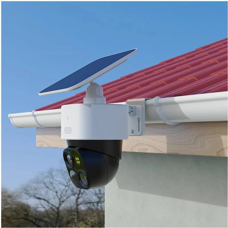180 Degree Rotation CCTV Camera Holder Bracket Stainless Steel Gutter Mount Stand - 4