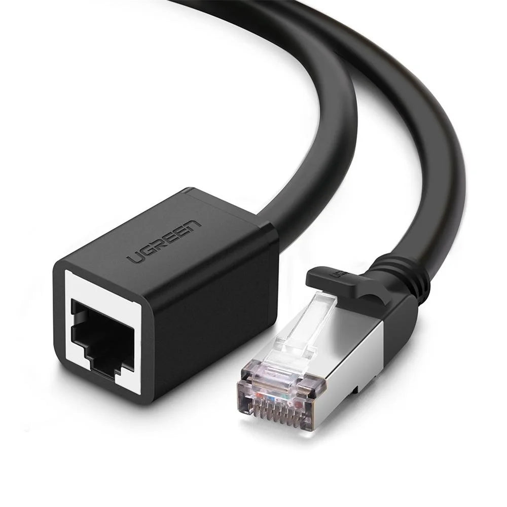 UGREEN 11281 2m Cat6 Ethernet Extension Cable RJ45 Cat 6 Male to Female RJ45 Ethernet Lan Network Cable - 1