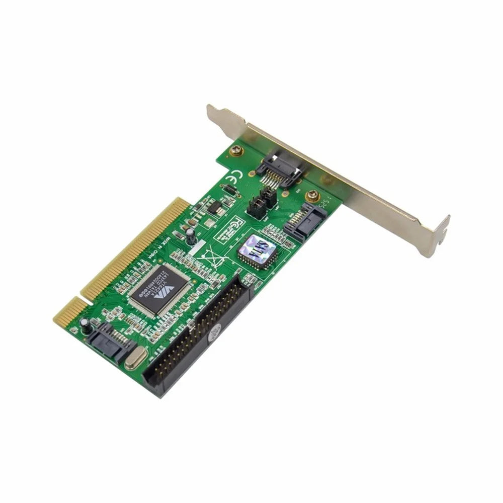 PCI VT6421 PCI Adapter IDE+SATA-150 RAID Array Convertor Card Supports PATA UDMA 6 Transmission - 2